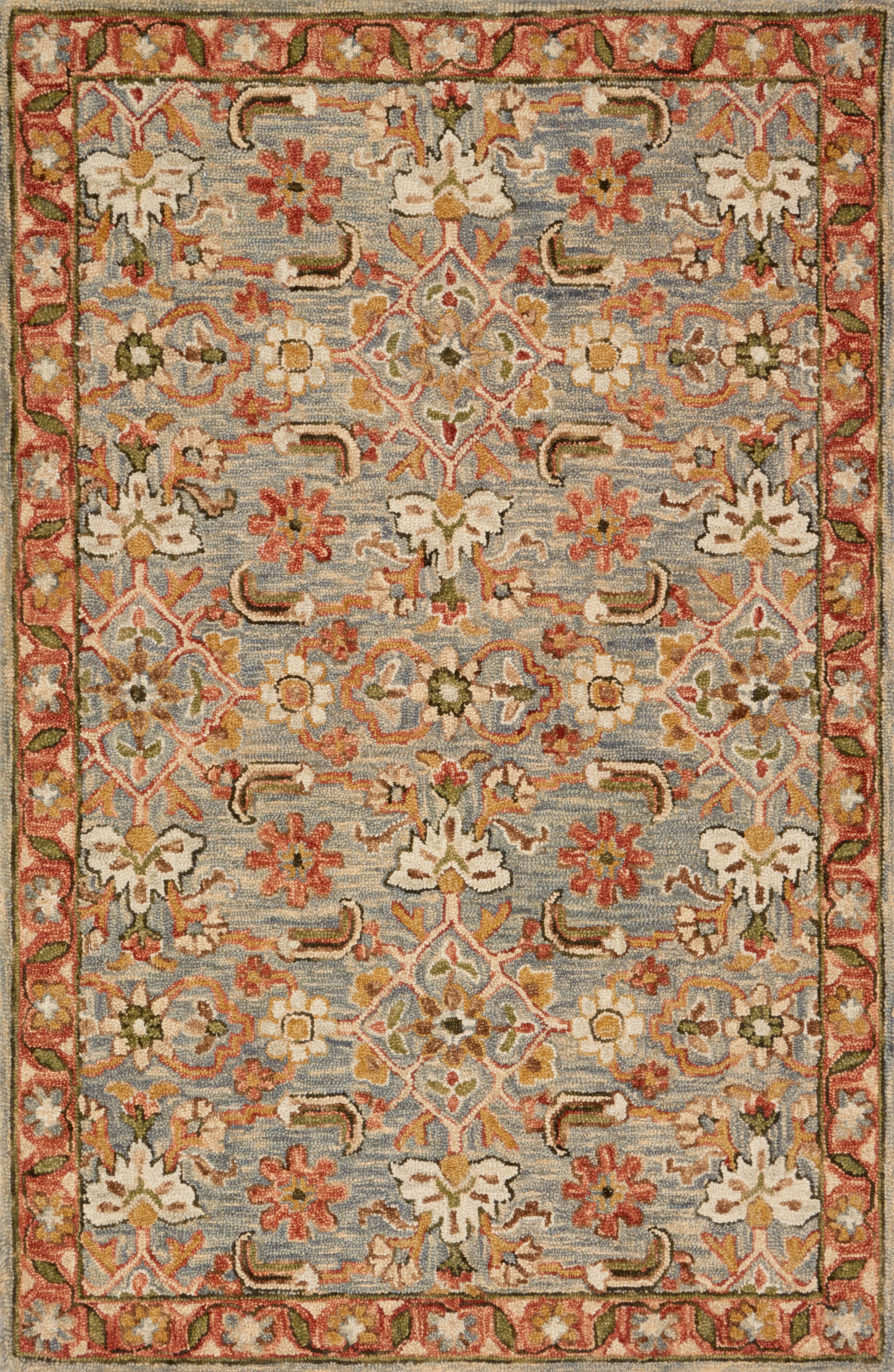 Loloi | Victoria Collection | Slate / Terracotta | VK-10