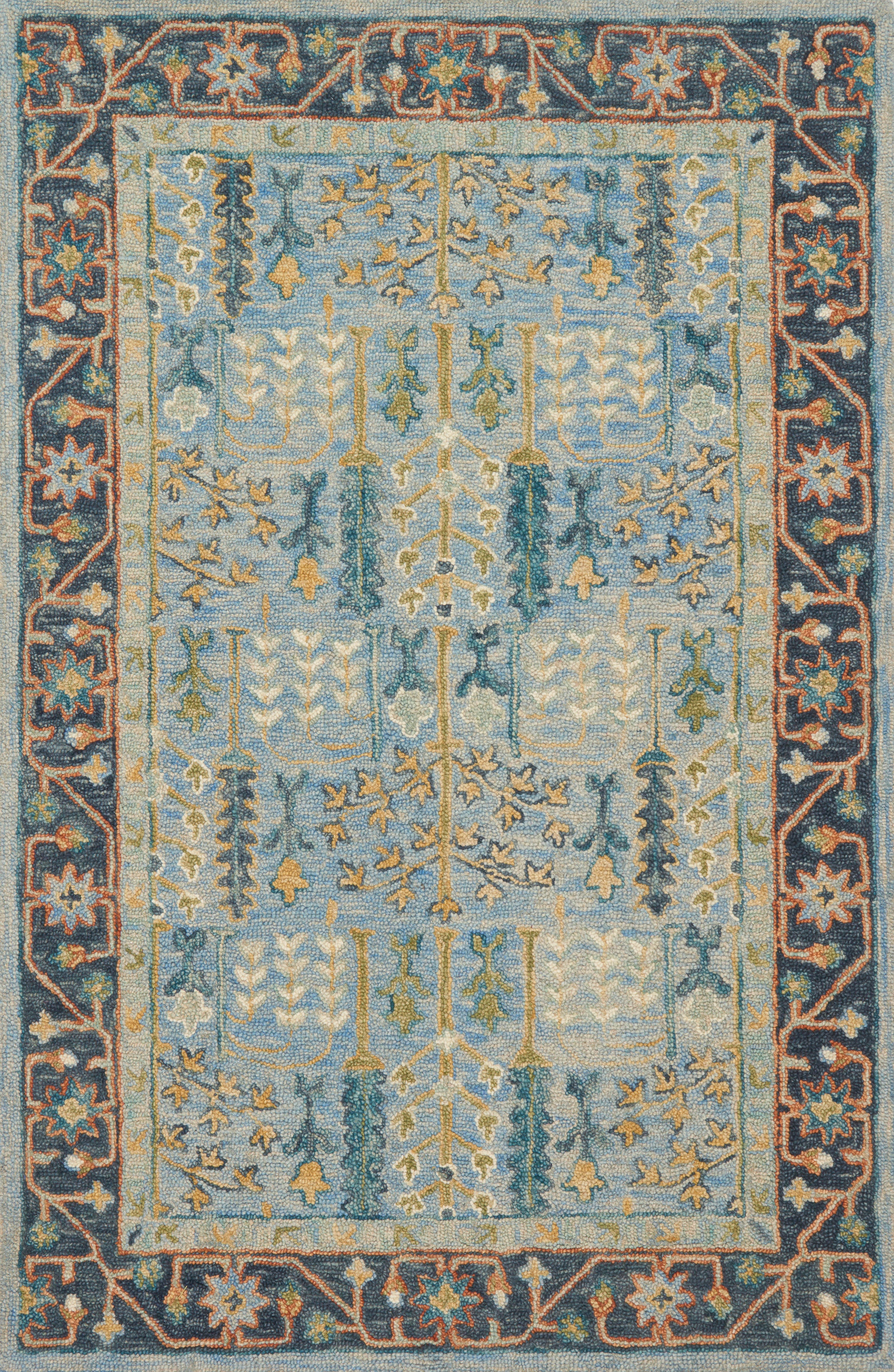 Loloi | Victoria Collection | Lt Blue / Dk Blue | VK-12