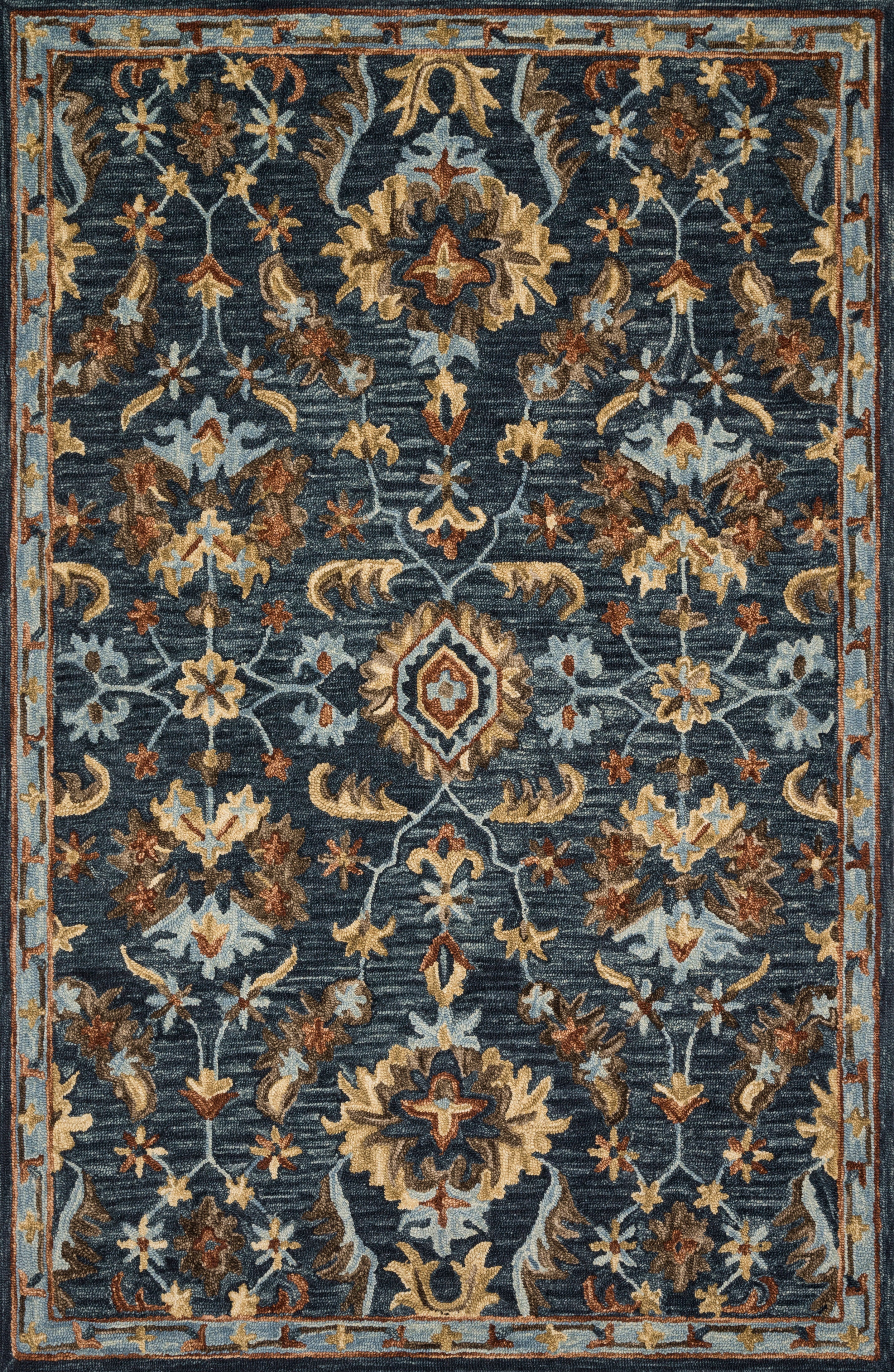 Loloi | Victoria Collection | Denim / Multi | VK-14