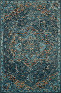 Loloi | Victoria Collection | Teal / Multi | VK-15