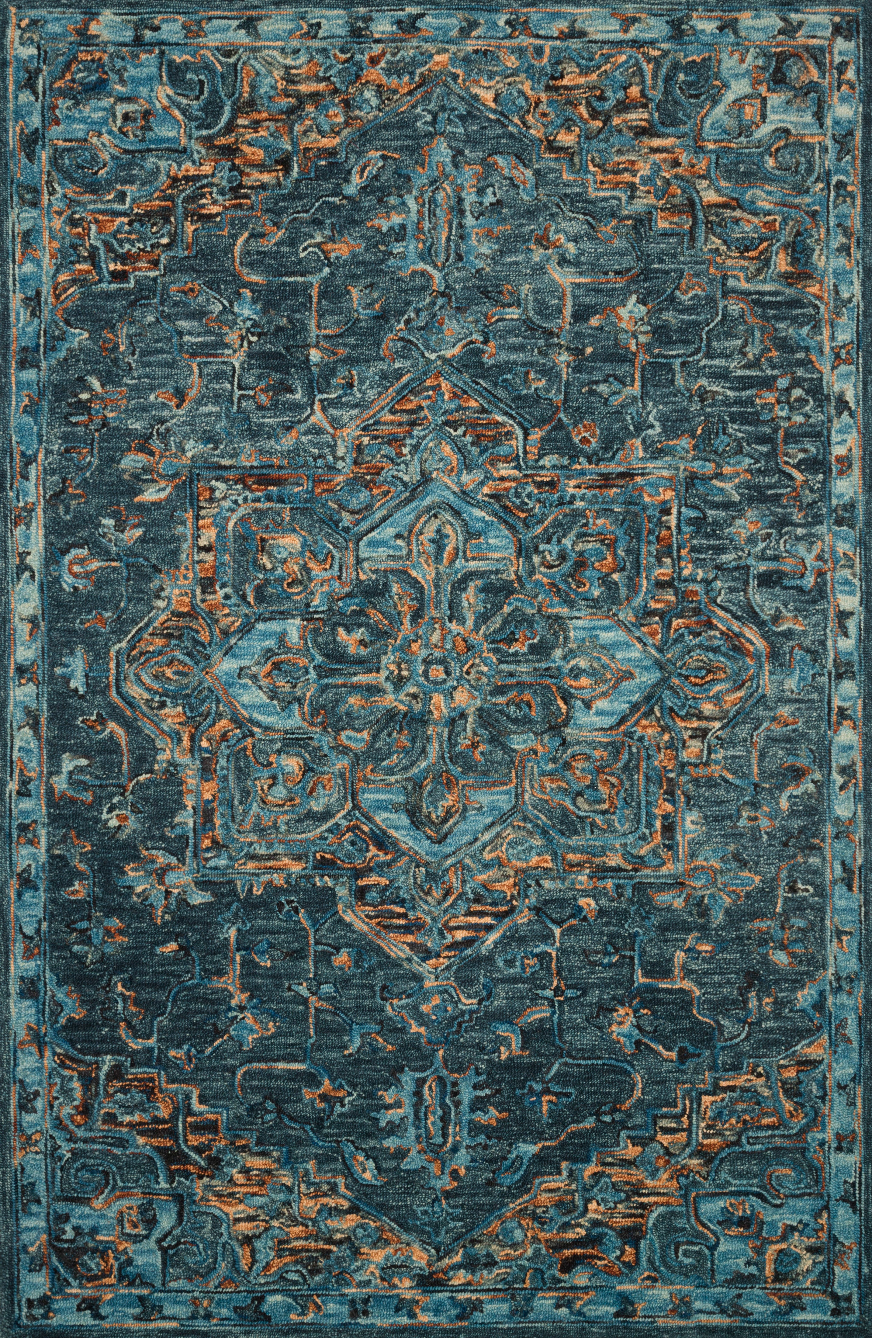 Loloi | Victoria Collection | Teal / Multi | VK-15