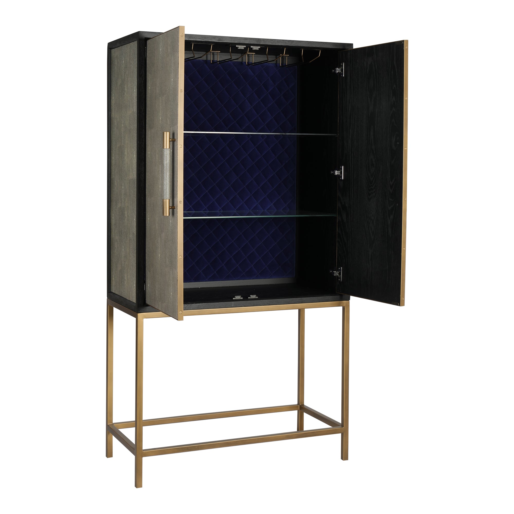 Mako Bar Cabinet Grey