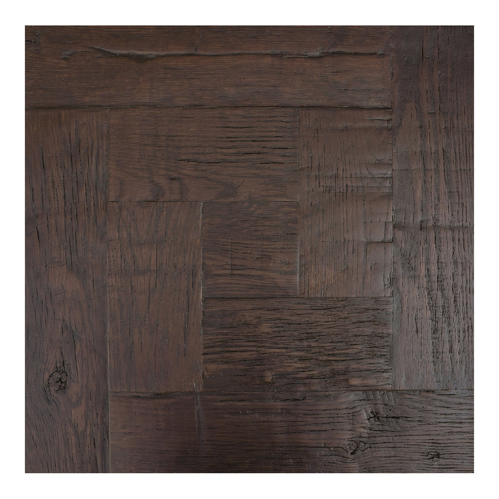 Evander Side Table Rustic Brown