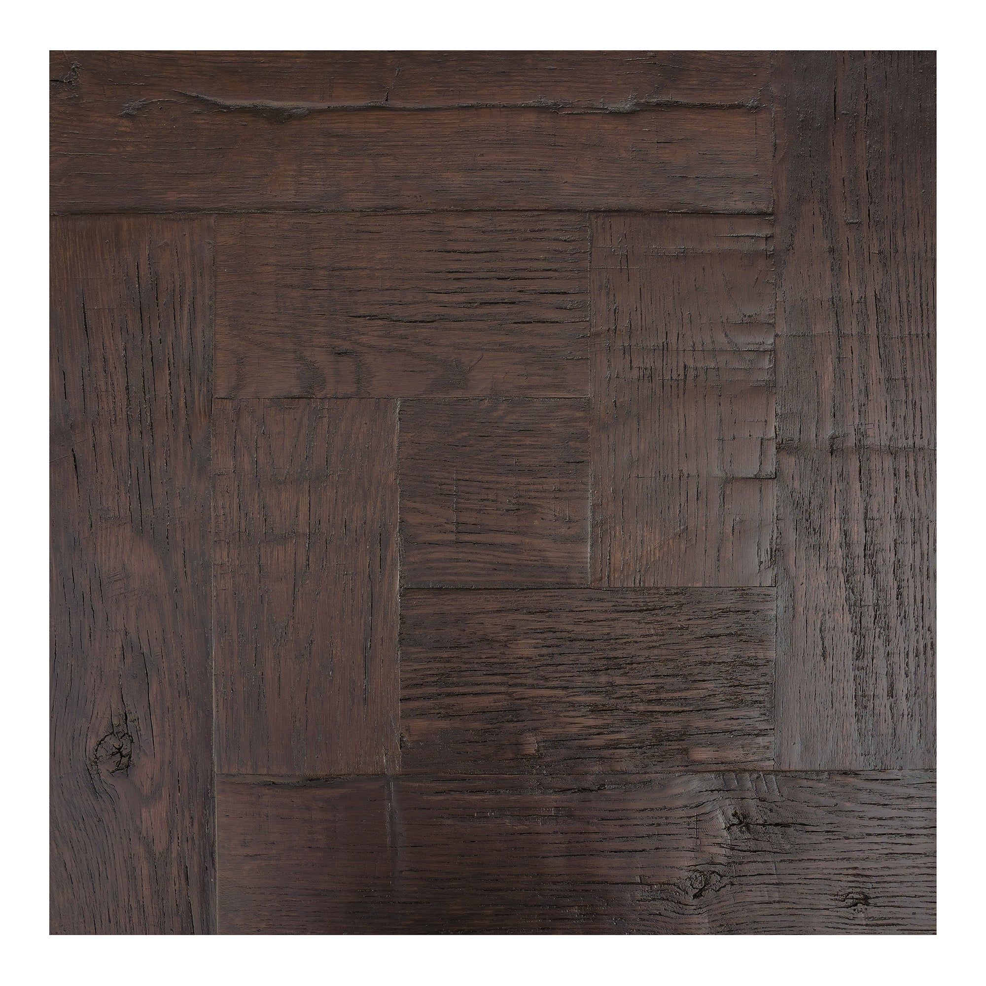 Evander Side Table Rustic Brown