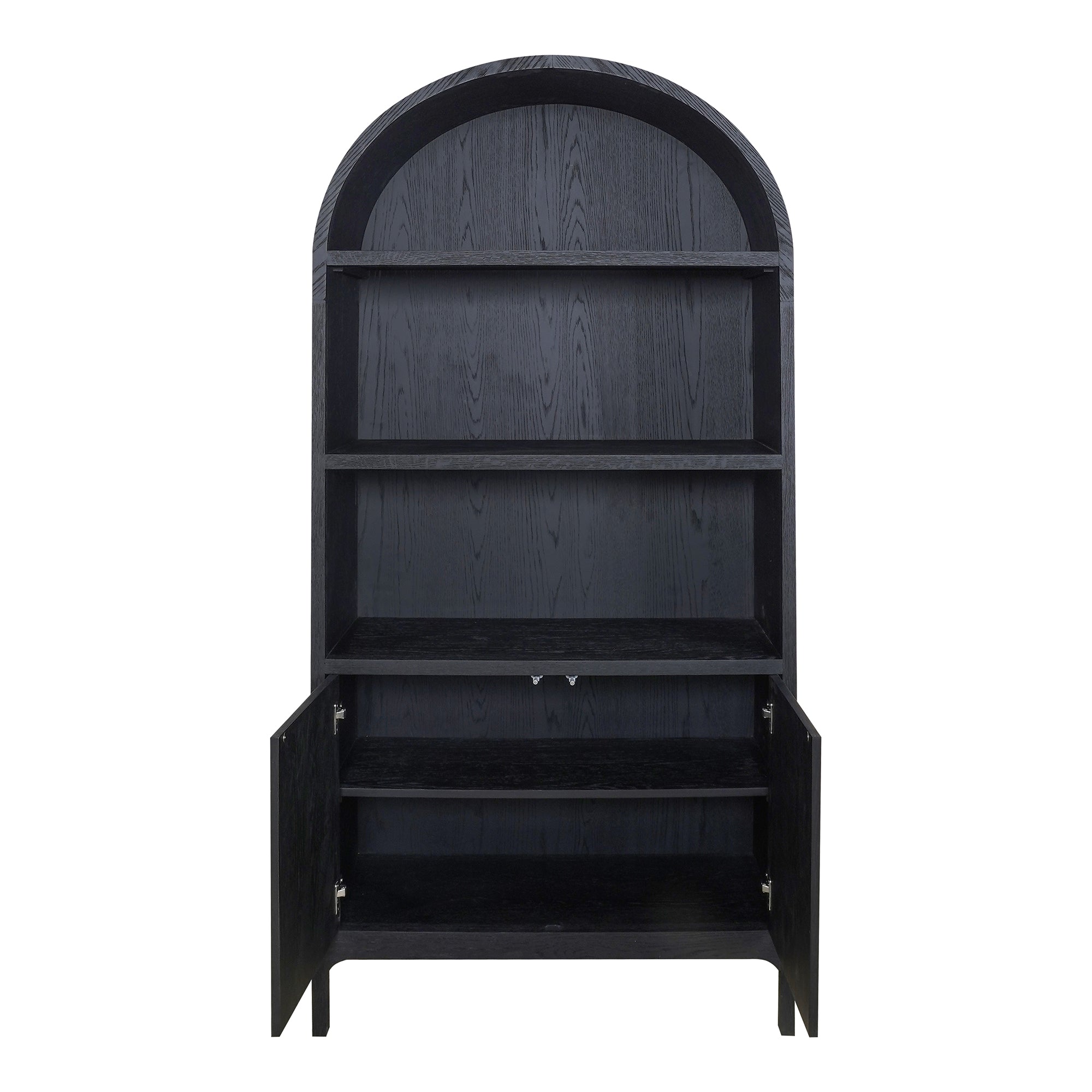 Wilde Display Cabinet Black Oak