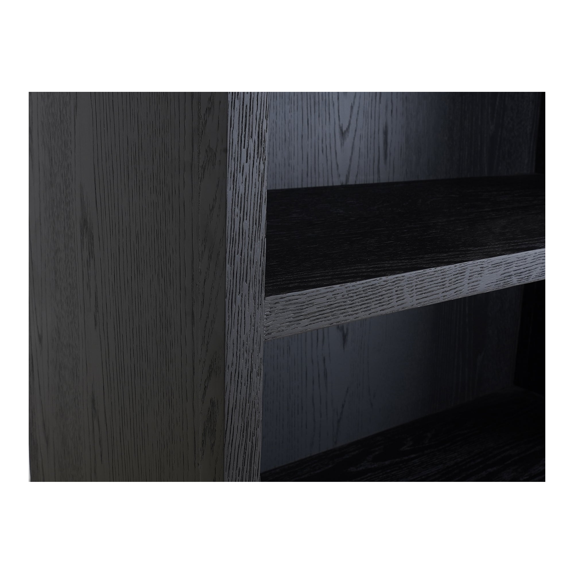 Wilde Display Cabinet Black Oak