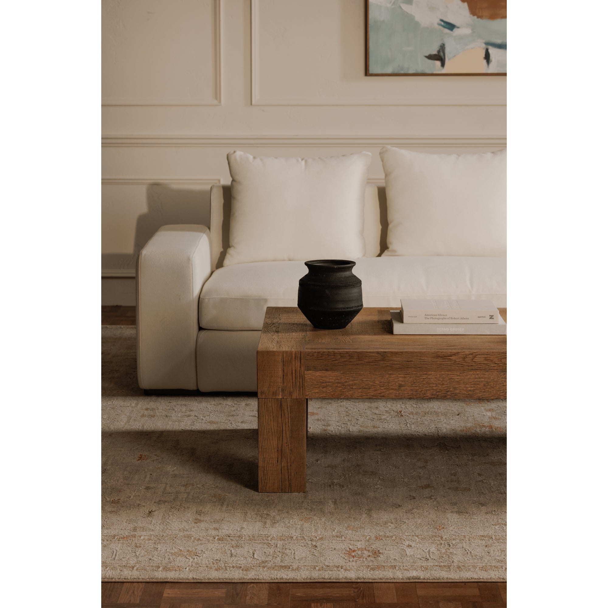 Evander Coffee Table Rectangle Aged Oak