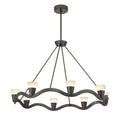 Vance 39'' Integrated LED Bronze Noir Chandelier