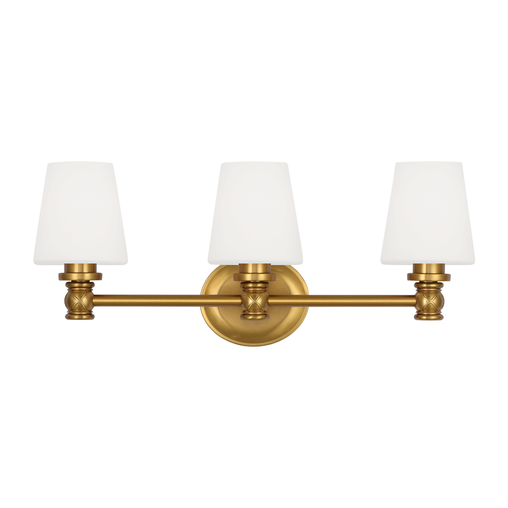 Xavierre 3 - Light Vanity Burnished Brass