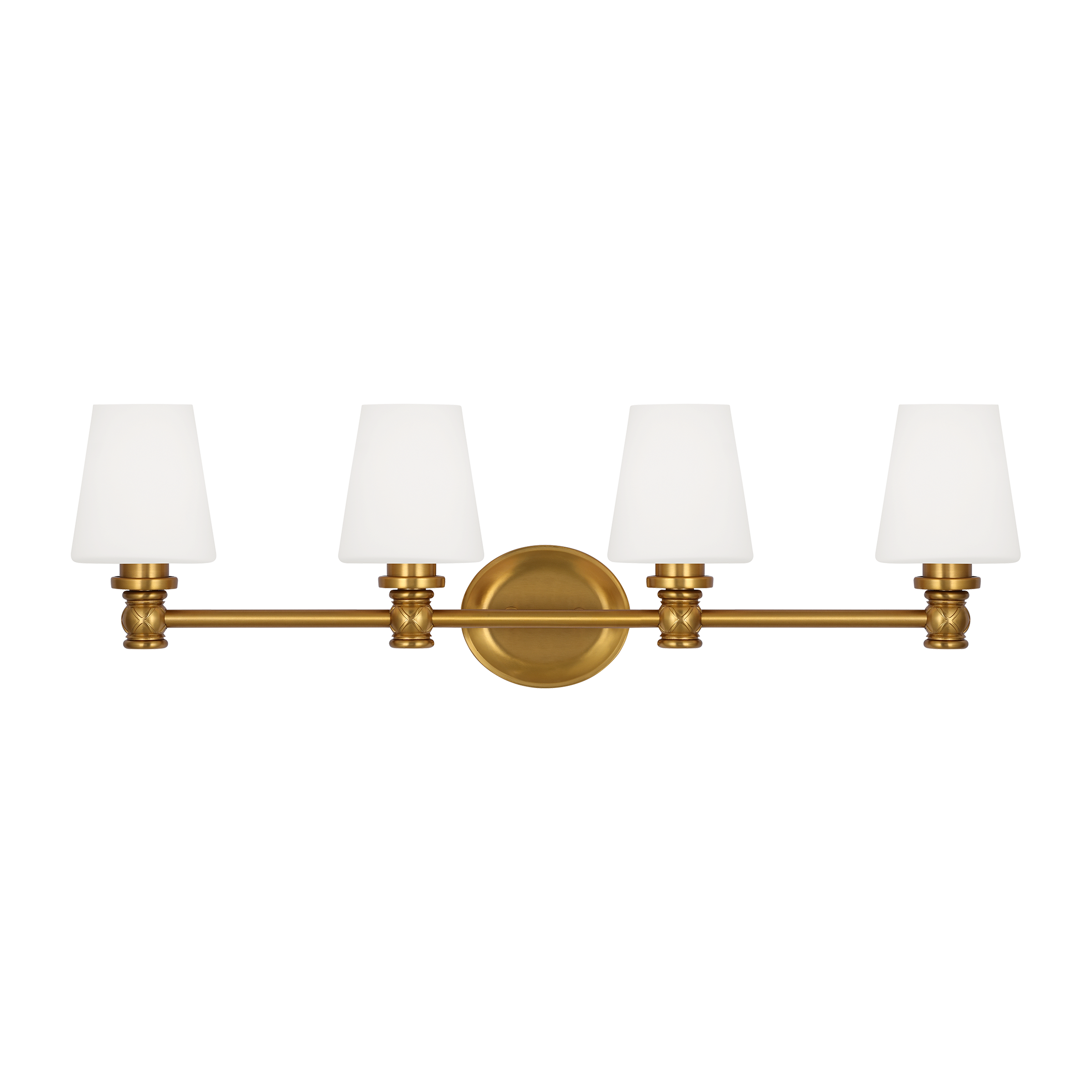 Xavierre 4 -Light Vanity Burnished Brass