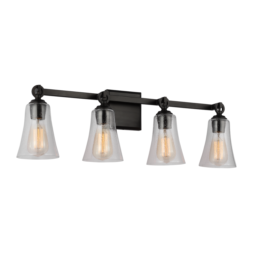 Monterro 4 -Light Vanity Aged Iron