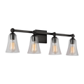 Monterro 4 -Light Vanity Aged Iron