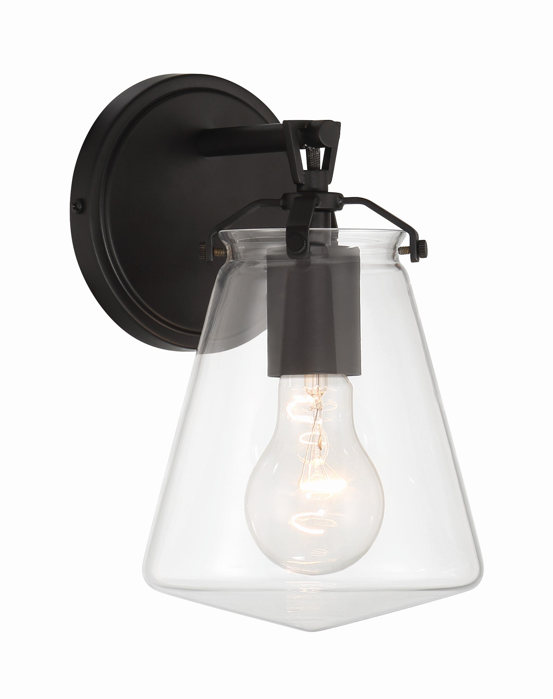 Voss 5.75'' Matte Black Sconce