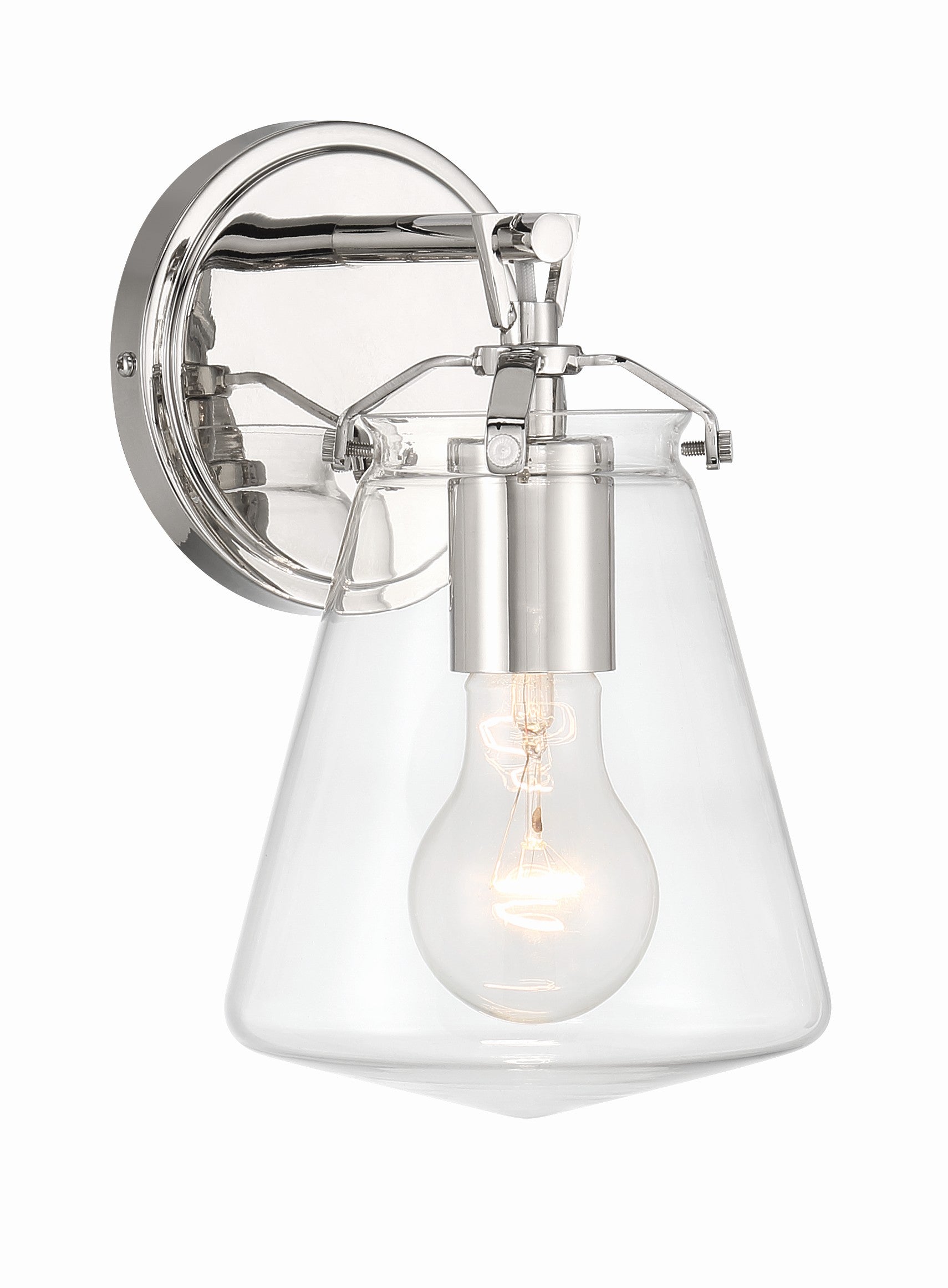 Voss 5.75'' Polished Nickel Sconce