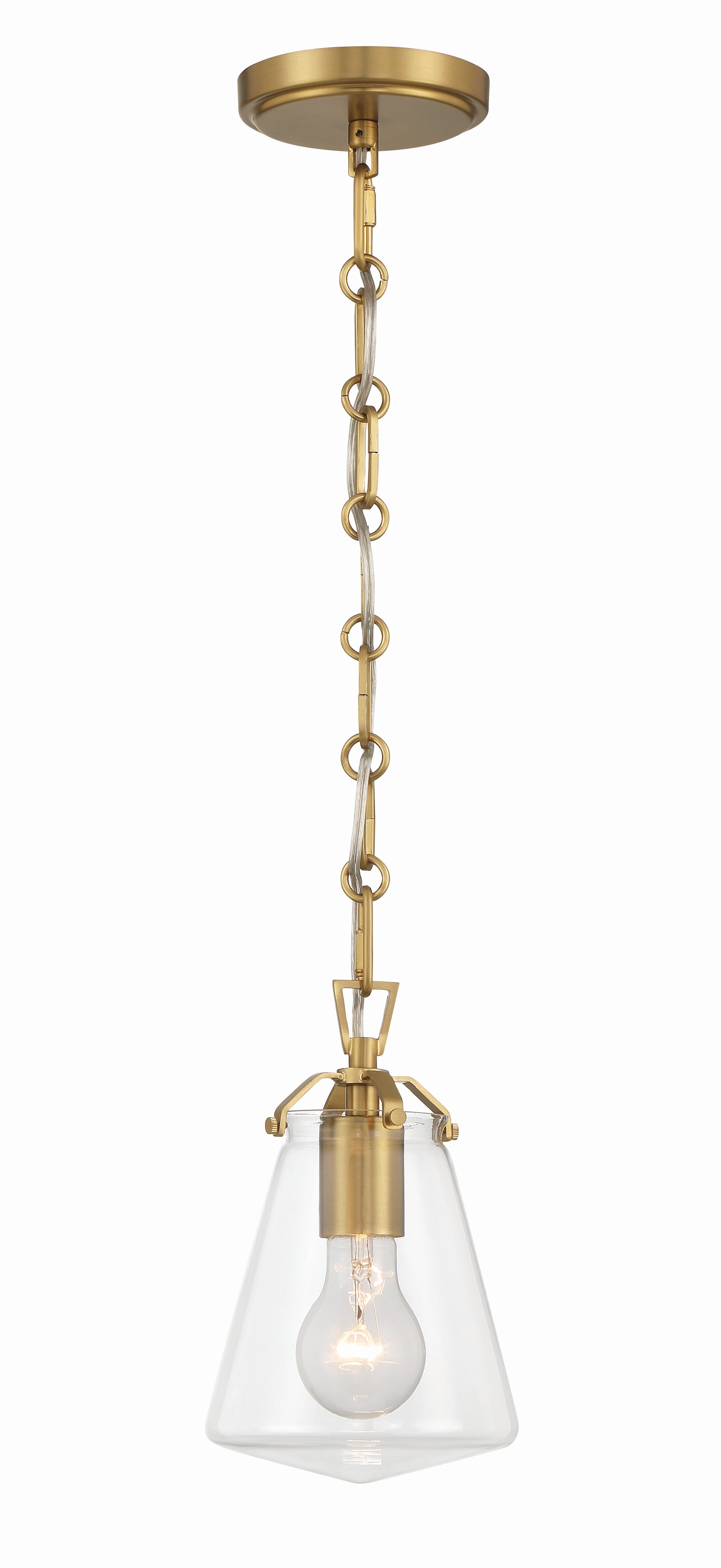 Voss 5.75'' Luxe Gold Pendant