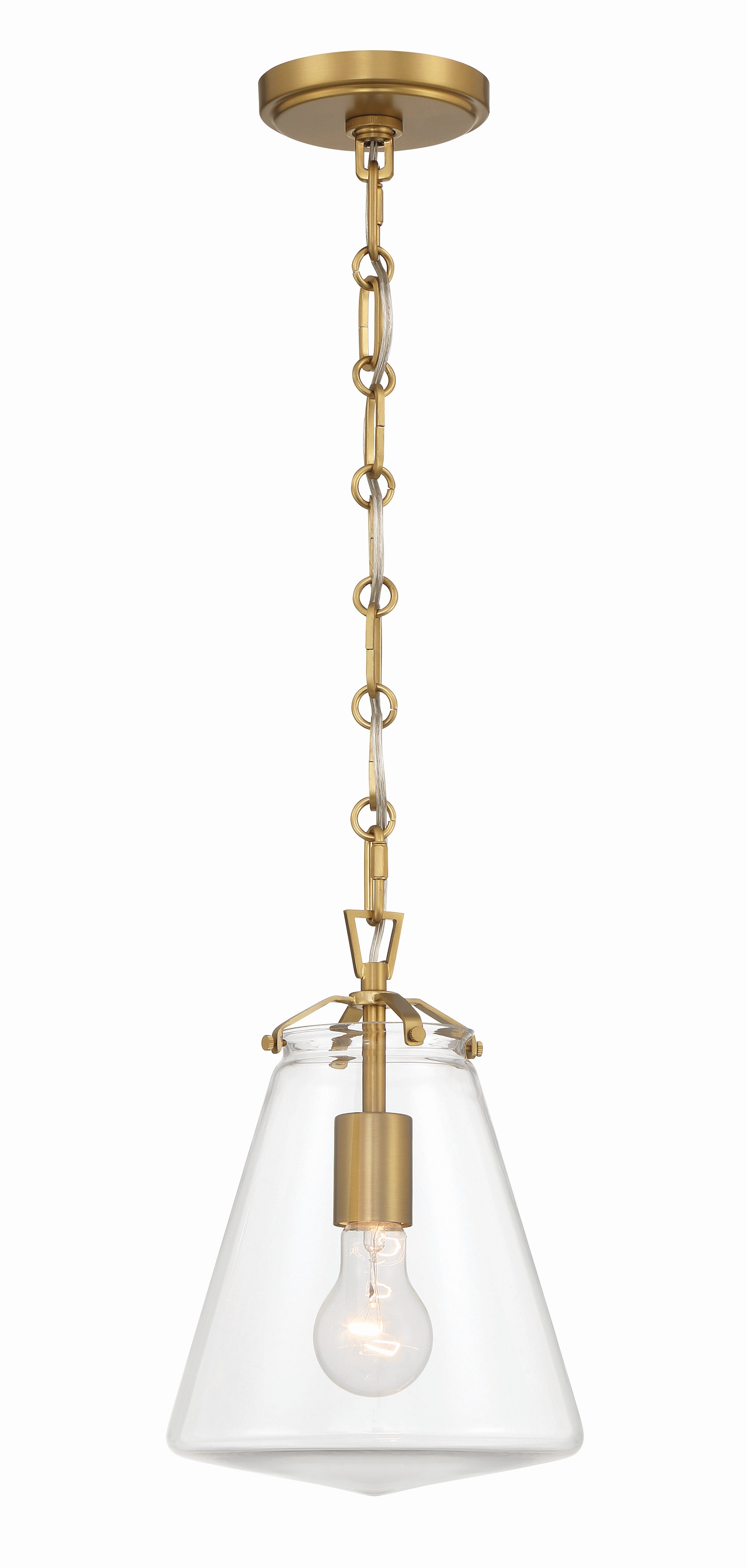 Voss 8.25'' Luxe Gold Pendant