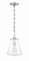 Voss 8.25'' Polished Nickel Pendant