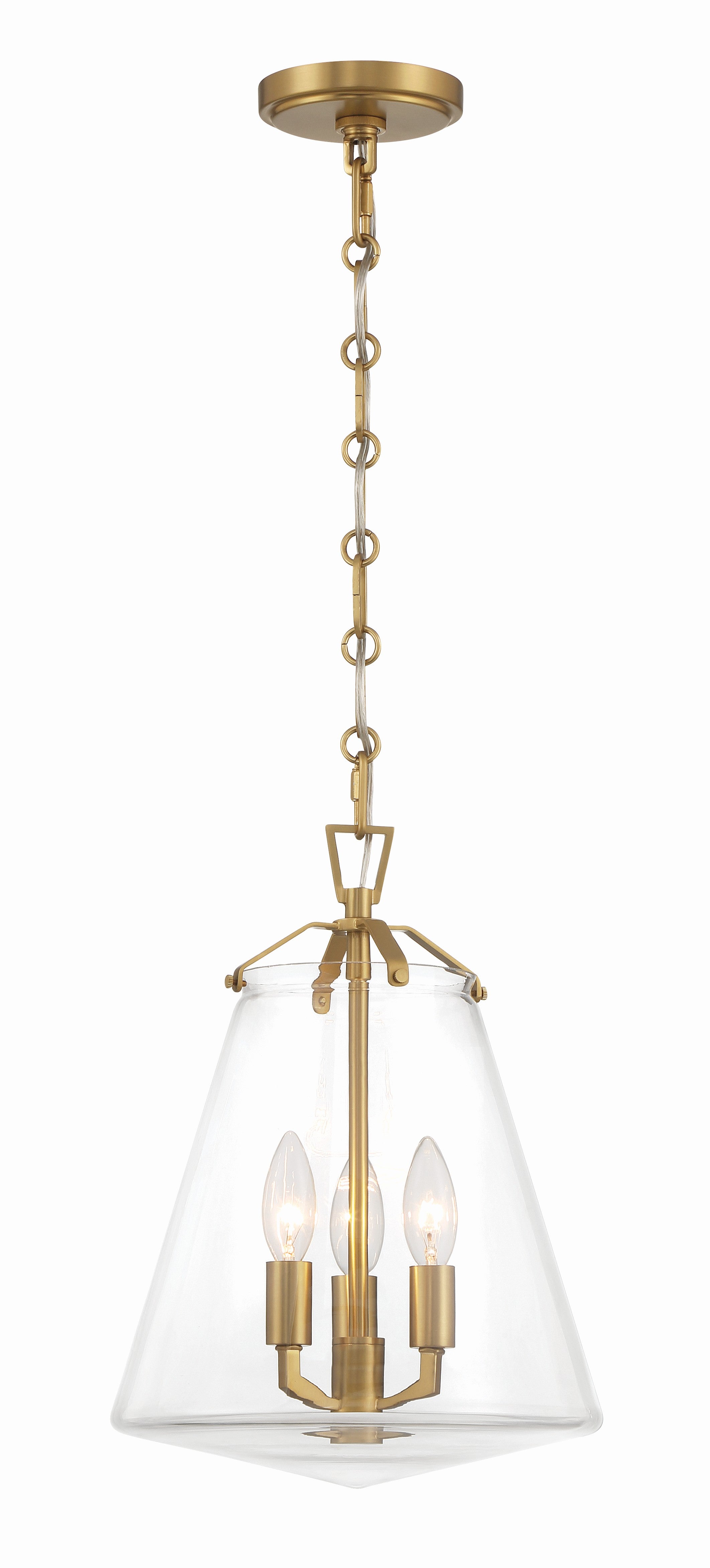 Voss 11'' Luxe Gold Pendant
