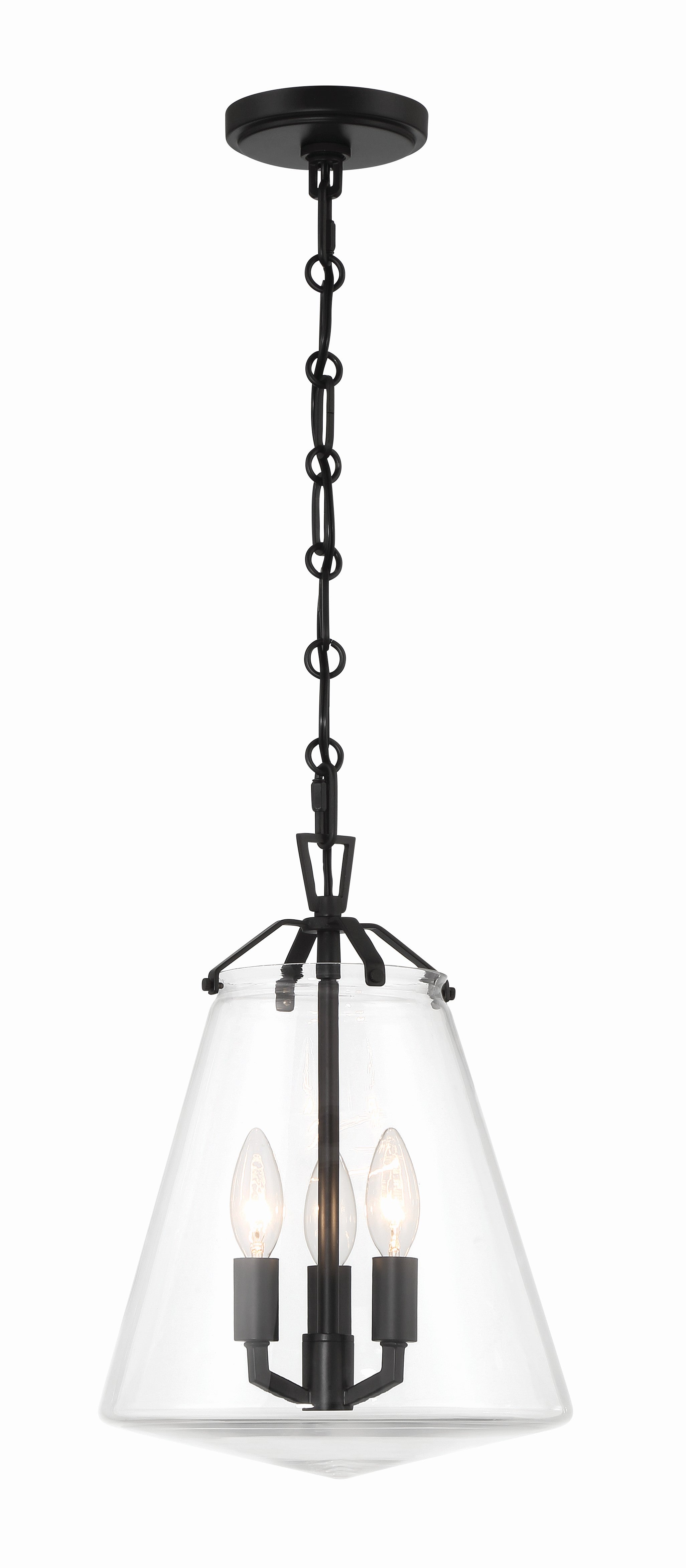 Voss 11'' Matte Black Pendant
