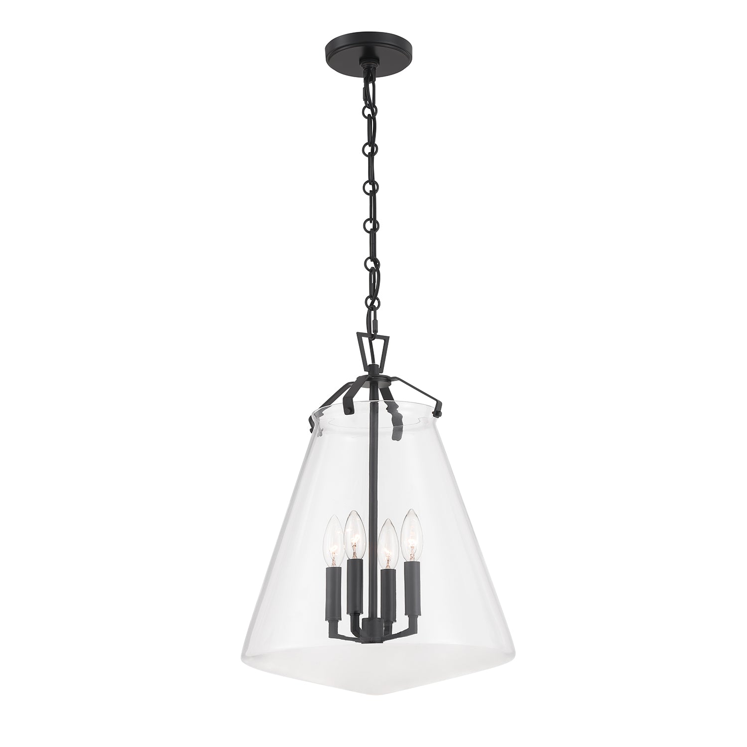 Voss 15.25'' Matte Black Pendant