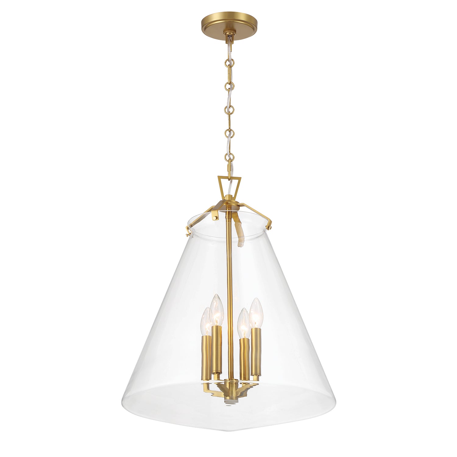 Voss 18'' Luxe Gold Pendant