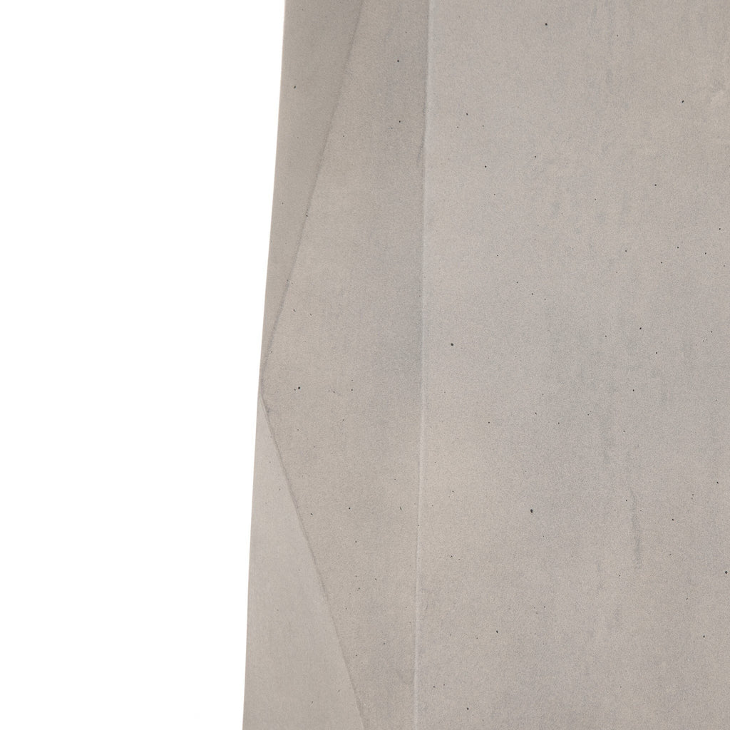 Bowman Outdoor End Table - Grey Concrete