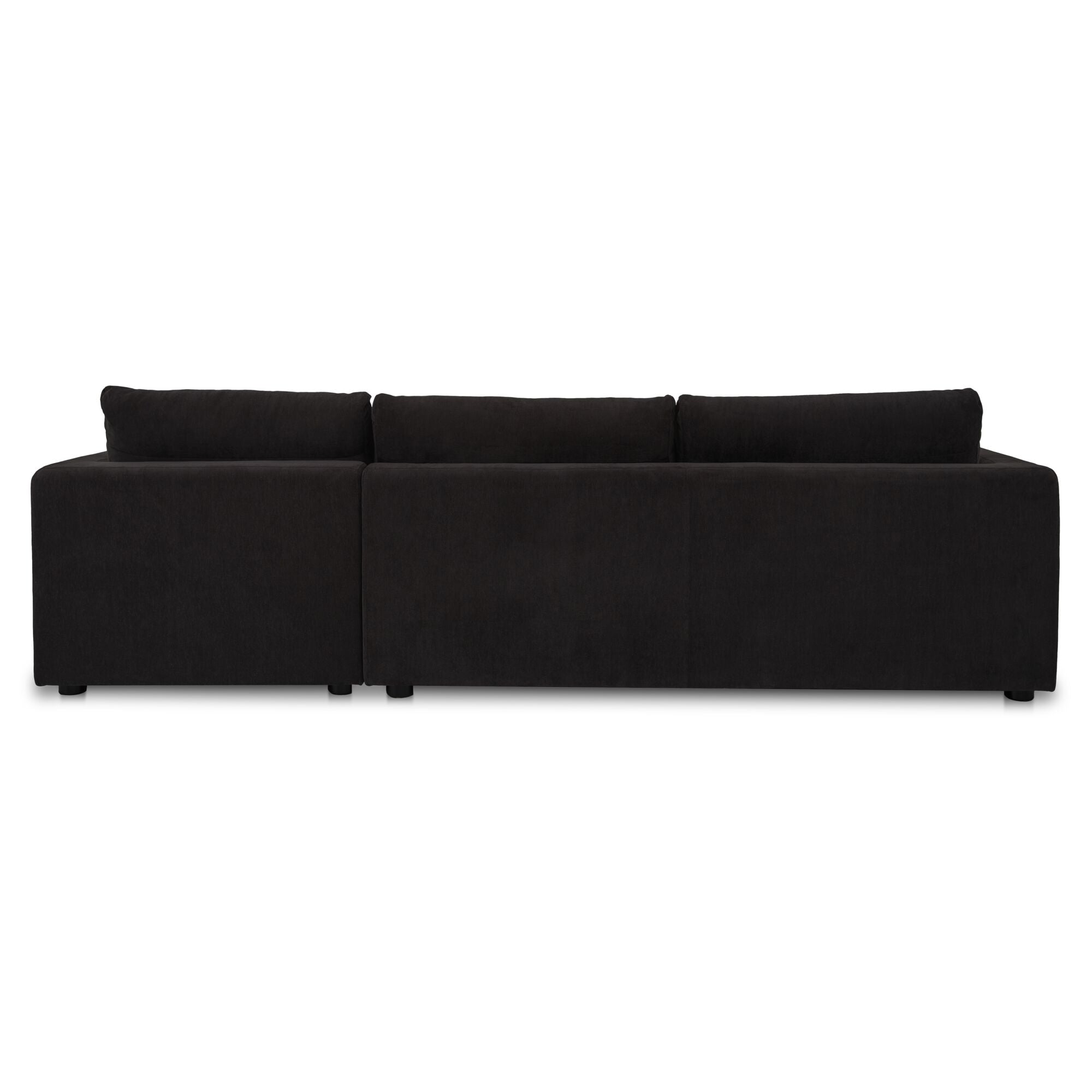 Burrow Sleeper Sectional With Storage Chaise Black Right