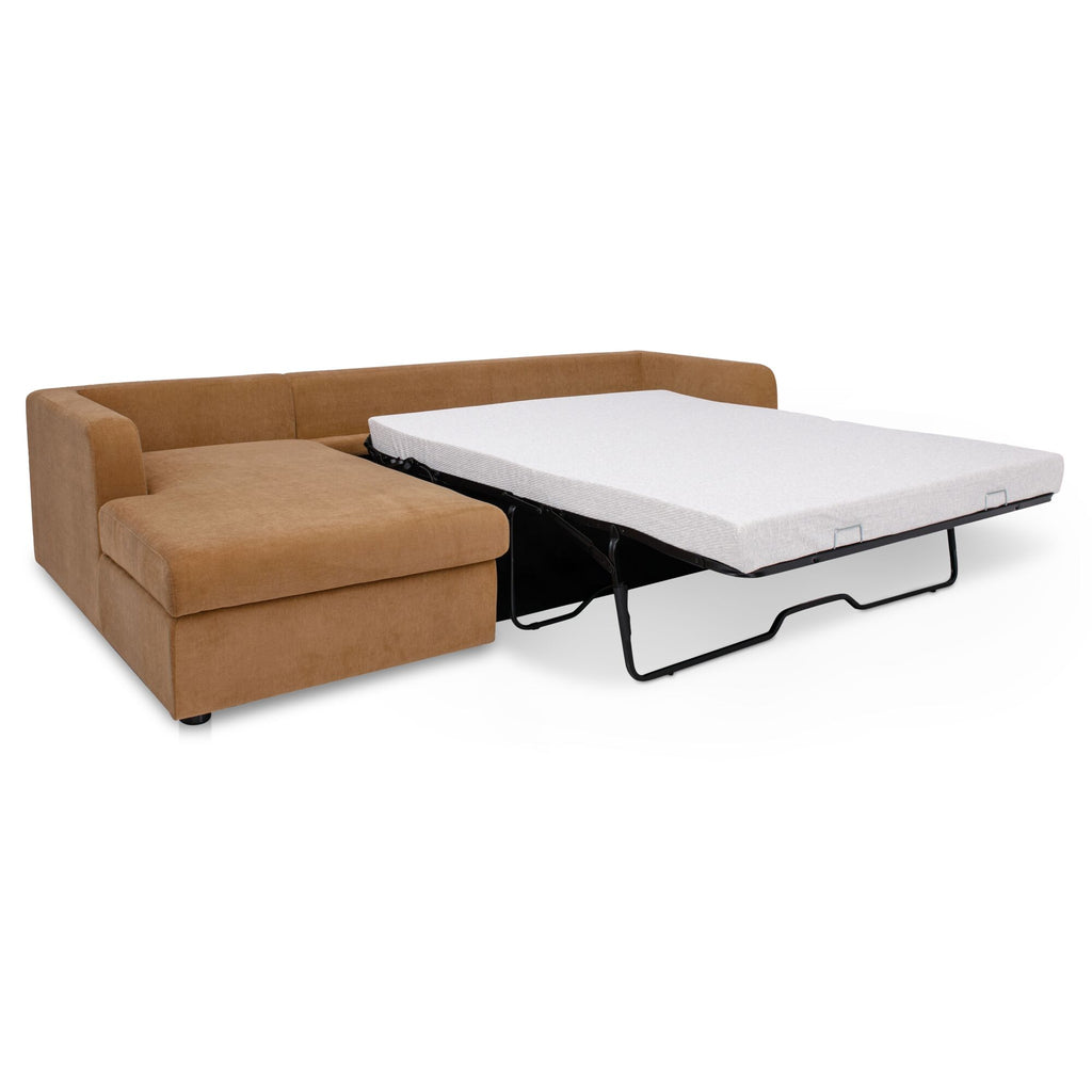 Burrow Sleeper Sectional With Storage Chaise Ginger Left