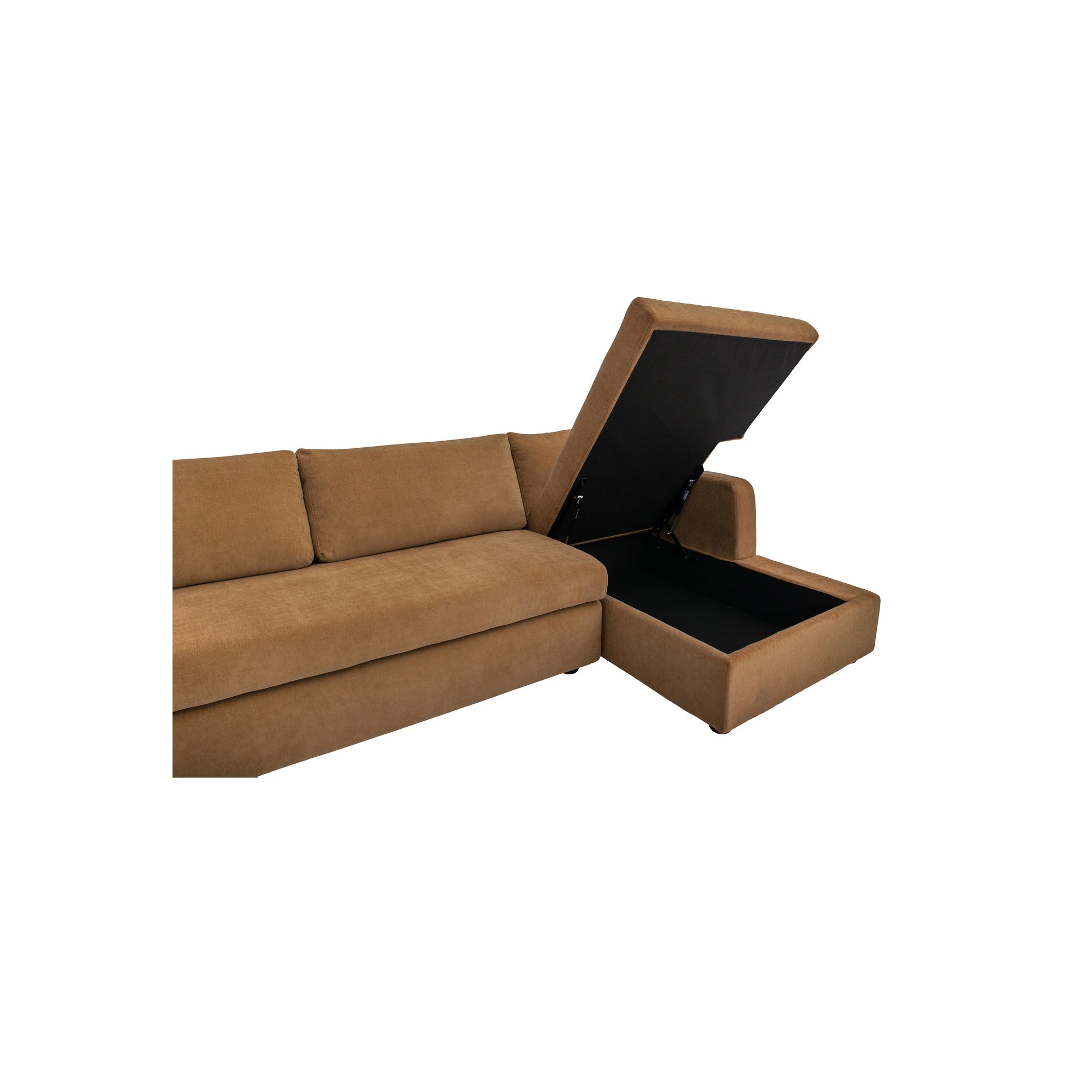 Burrow Sleeper Sectional With Storage Chaise Ginger Right
