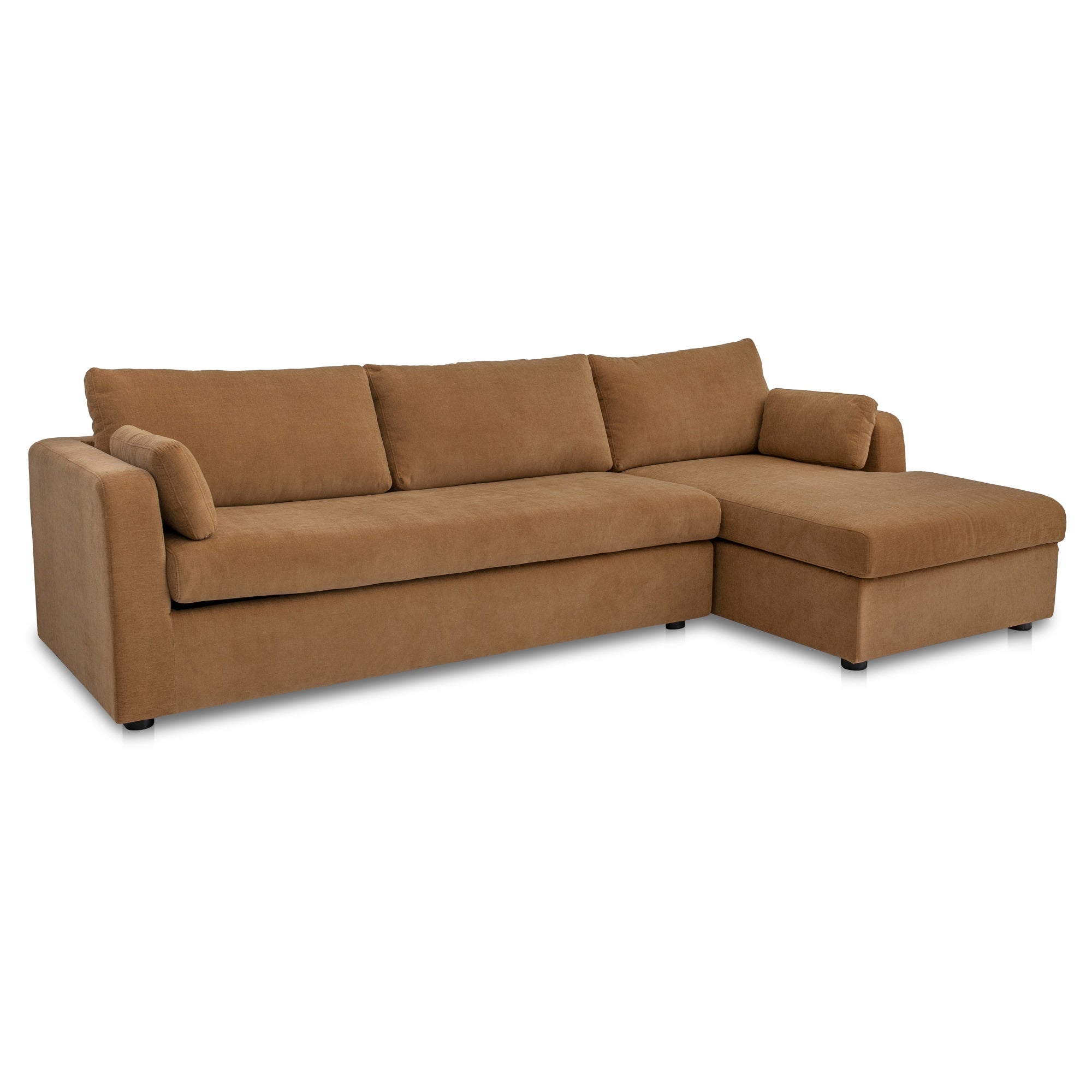 Burrow Sleeper Sectional With Storage Chaise Ginger Right