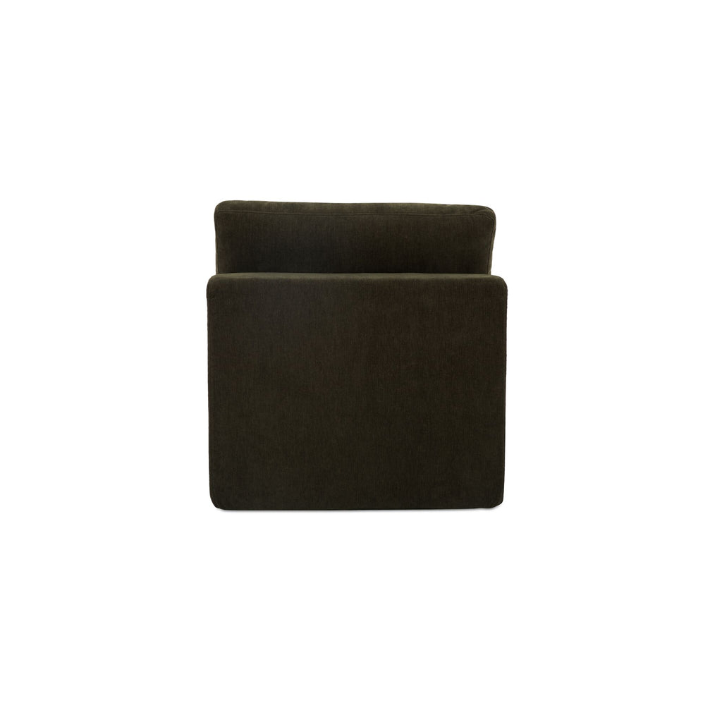 Cates Slipper Chair Dark Green