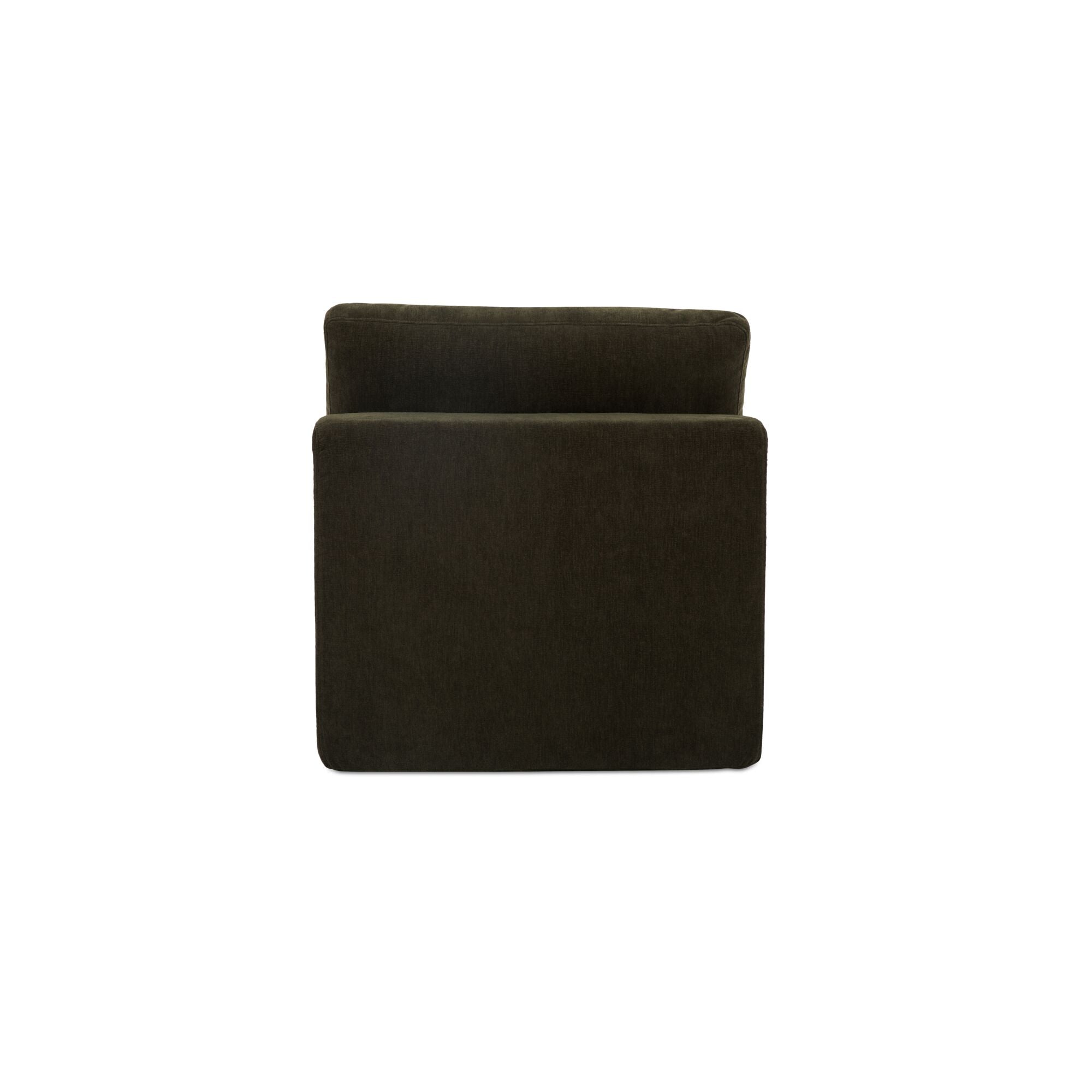 Cates Slipper Chair Dark Green