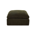 Cates Ottoman Dark Green
