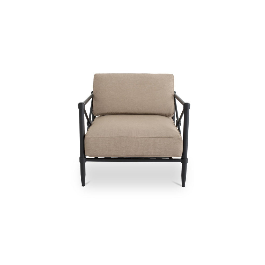 Willow Outdoor Accent Chair Light Brown