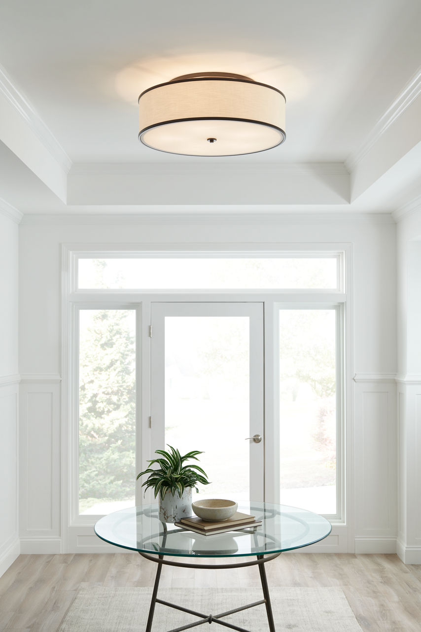 Lennon Large Semi-Flush Mount Oil Rubbed Bronze