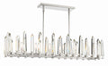 Watson 42'' Polished Nickel Linear Chandelier