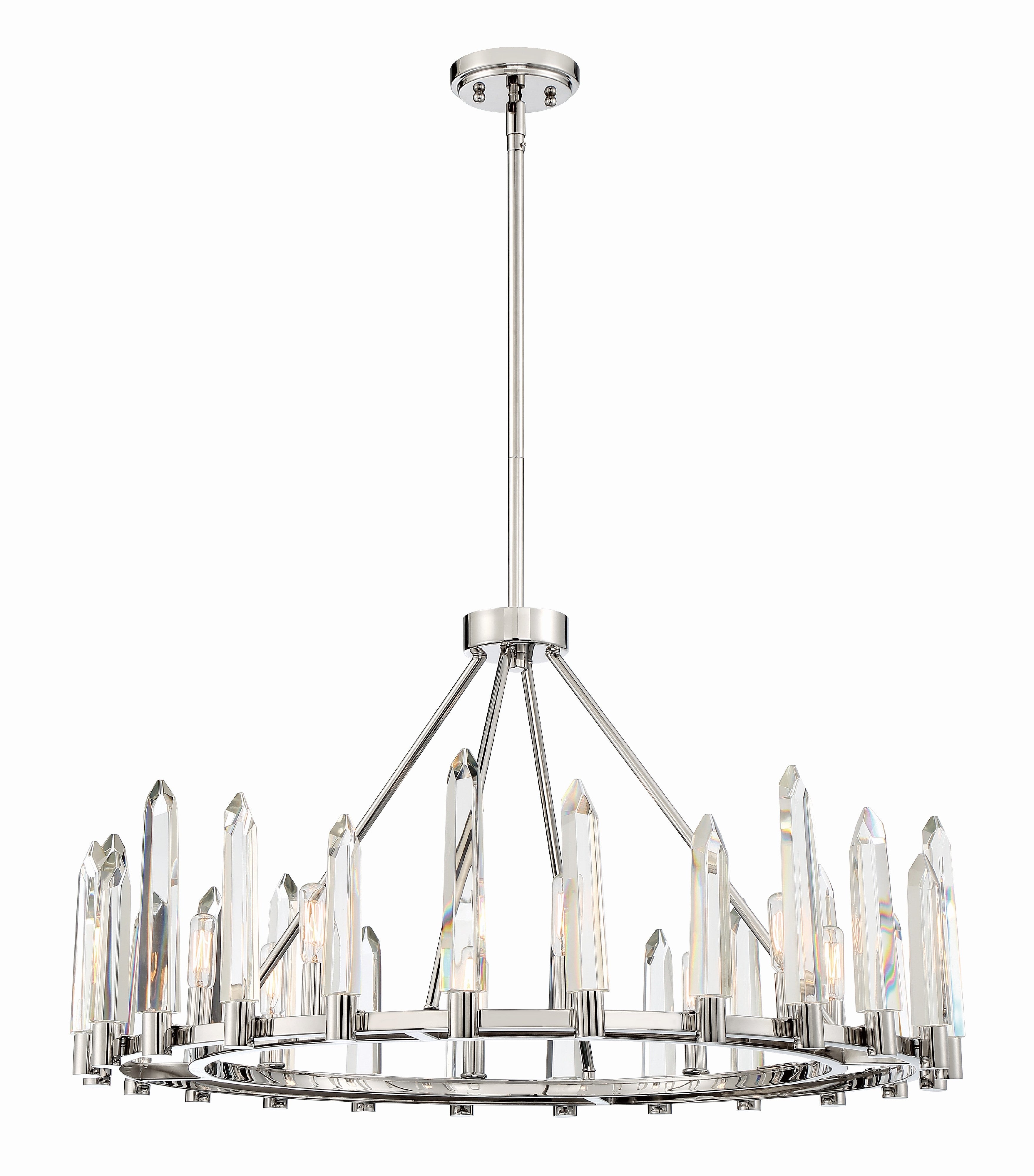 Watson 32'' Polished Nickel Chandelier