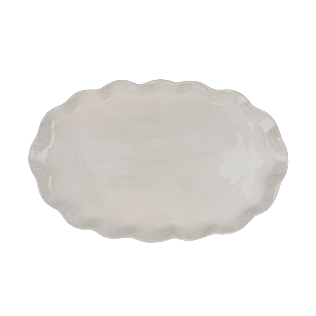 Calypso Scalloped Platter L