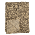 Poppy Block Print Tablecloth Natural