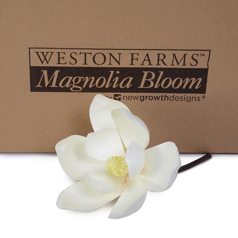 Magnolia Blossom Pick, 8"L - Weston Farms 5"