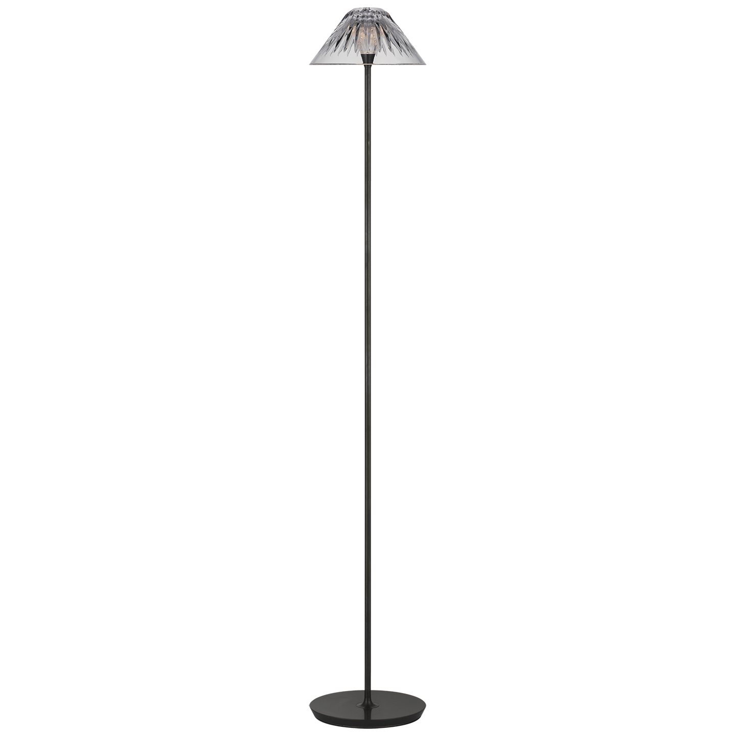 Blaze 55" Floor Lamp | Bronze | Clear Crystal