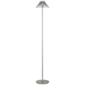 Blaze 55" Floor Lamp | Polished Nickel | Clear Crystal