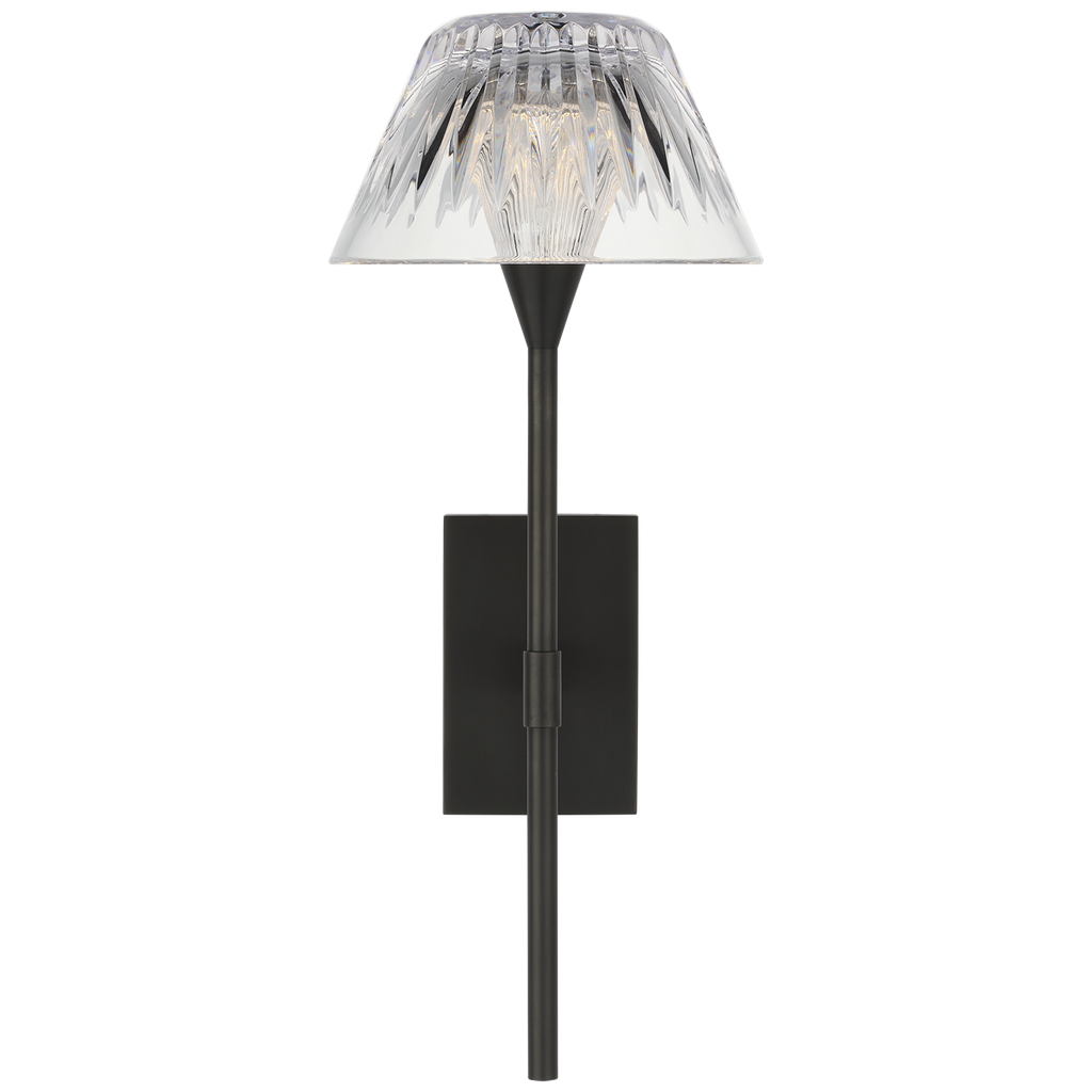 Blaze 14" Sconce | Bronze | Clear Crystal
