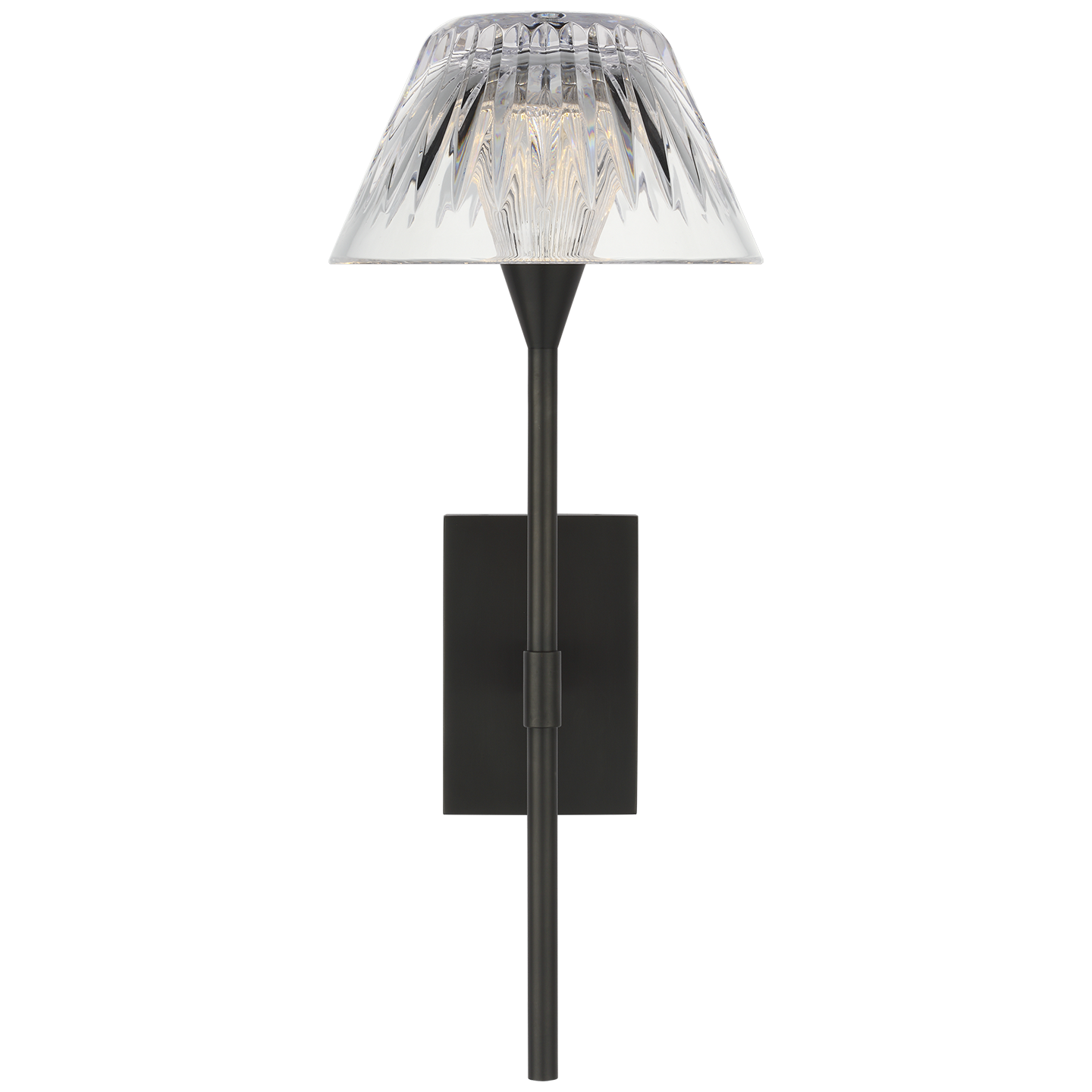 Blaze 14" Sconce | Bronze | Clear Crystal