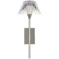Blaze 14" Sconce | Polished Nickel | Clear Crystal