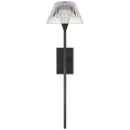 Blaze 19" Tail Sconce | Bronze | Clear Crystal