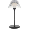 Blaze 12" Rechargeable Table Lamp | Bronze | Clear Crystal