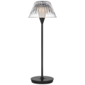 Blaze 16" Rechargeable Table Lamp | Bronze | Clear Crystal