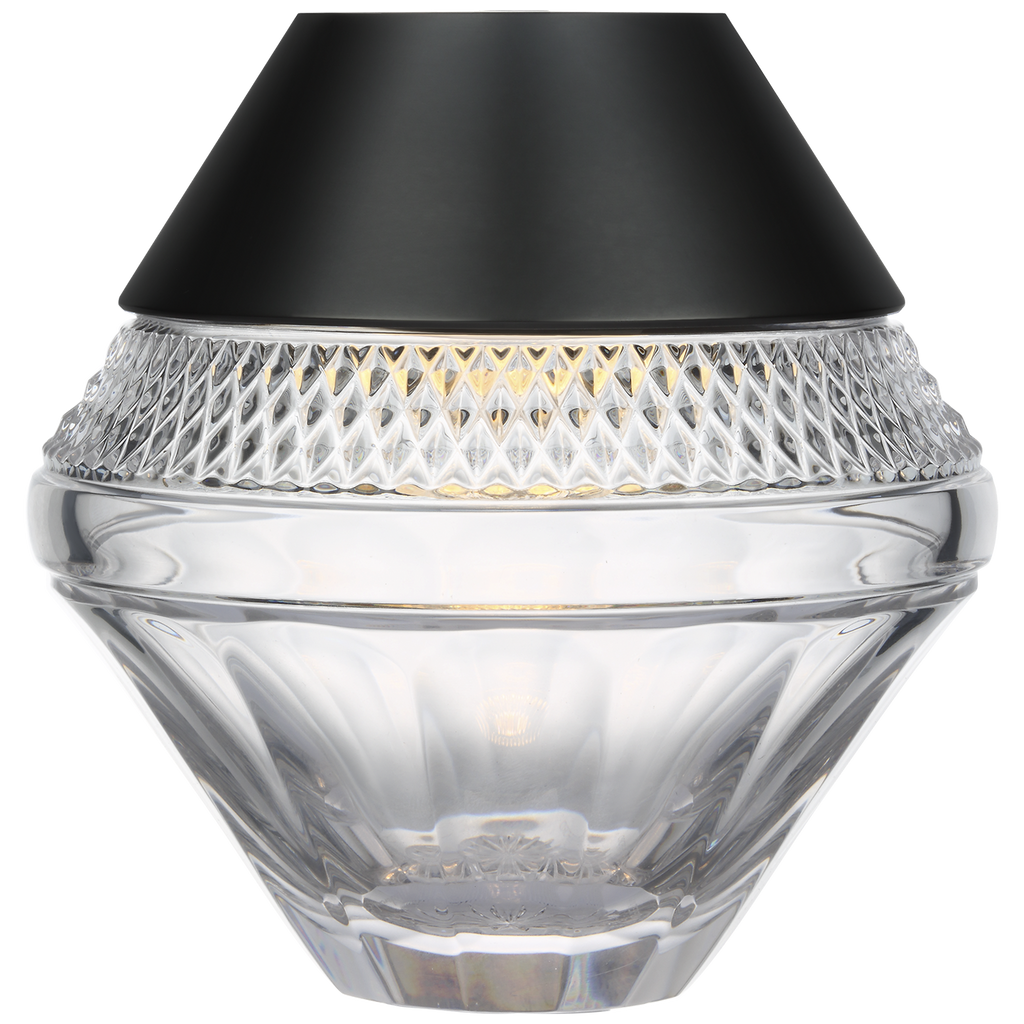 Copper Coast 5" Rechargeable Accent Lamp | Bronze | Clear Crystal