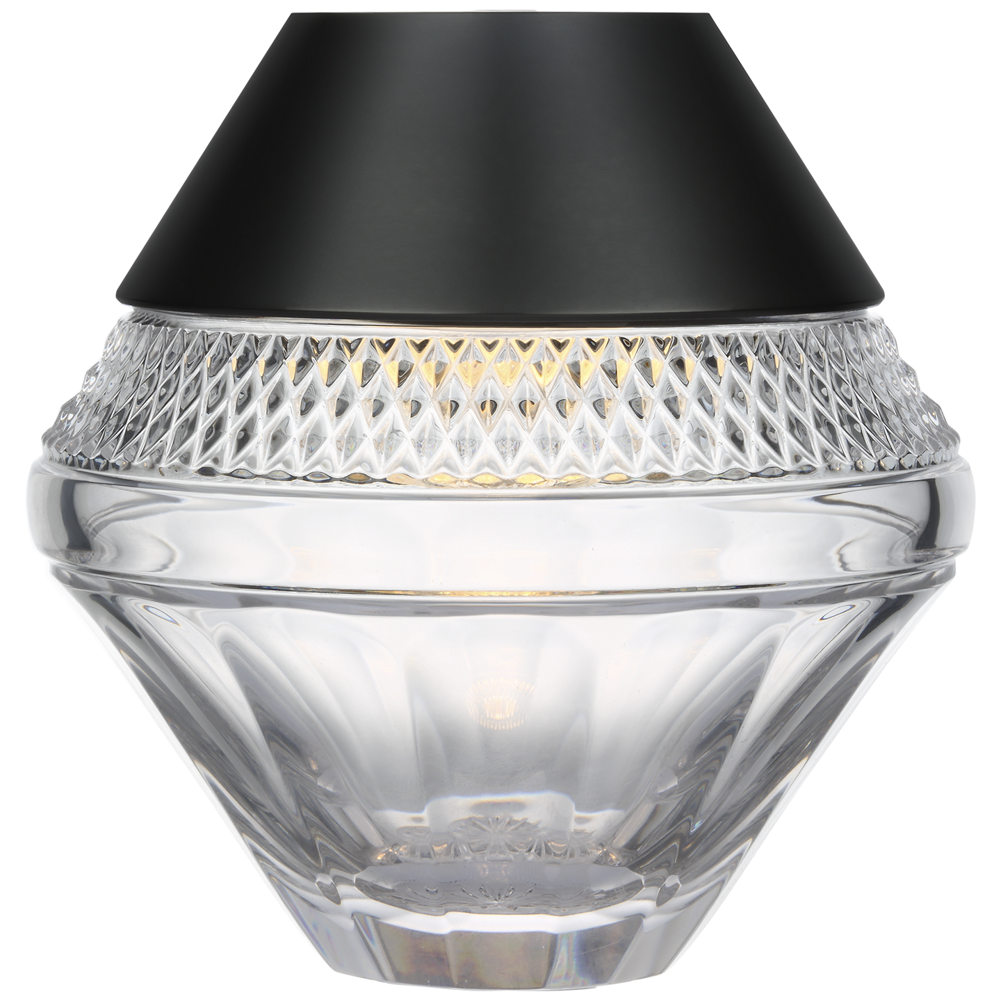 Copper Coast 5" Rechargeable Accent Lamp | Bronze | Clear Crystal